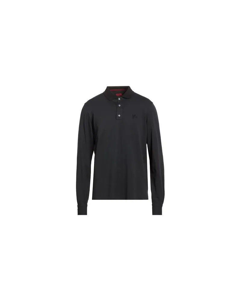 Isaia TOPS - Poloshirtsauf YOOX.COM Schwarz