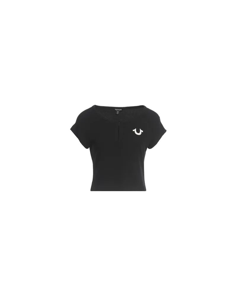 True Religion TOPS - T-shirtsauf YOOX.COM Schwarz