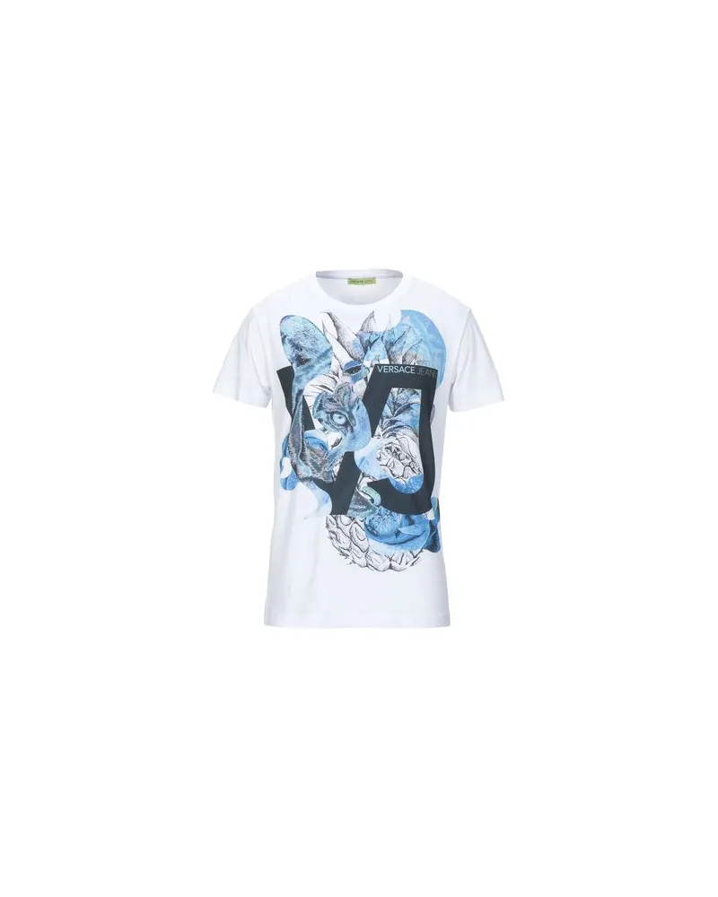 Versace Jeans TOPS - T-shirtsauf YOOX.COM Weiß