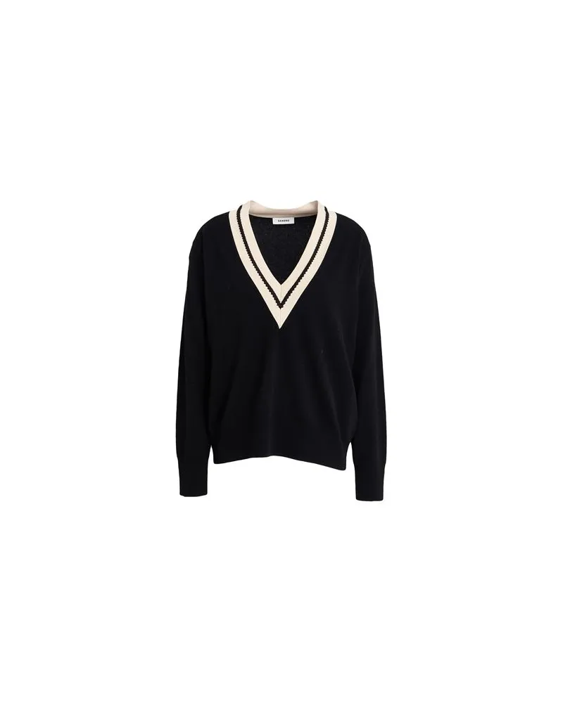 Sandro STRICKWAREN - Pulloverauf YOOX.COM Schwarz