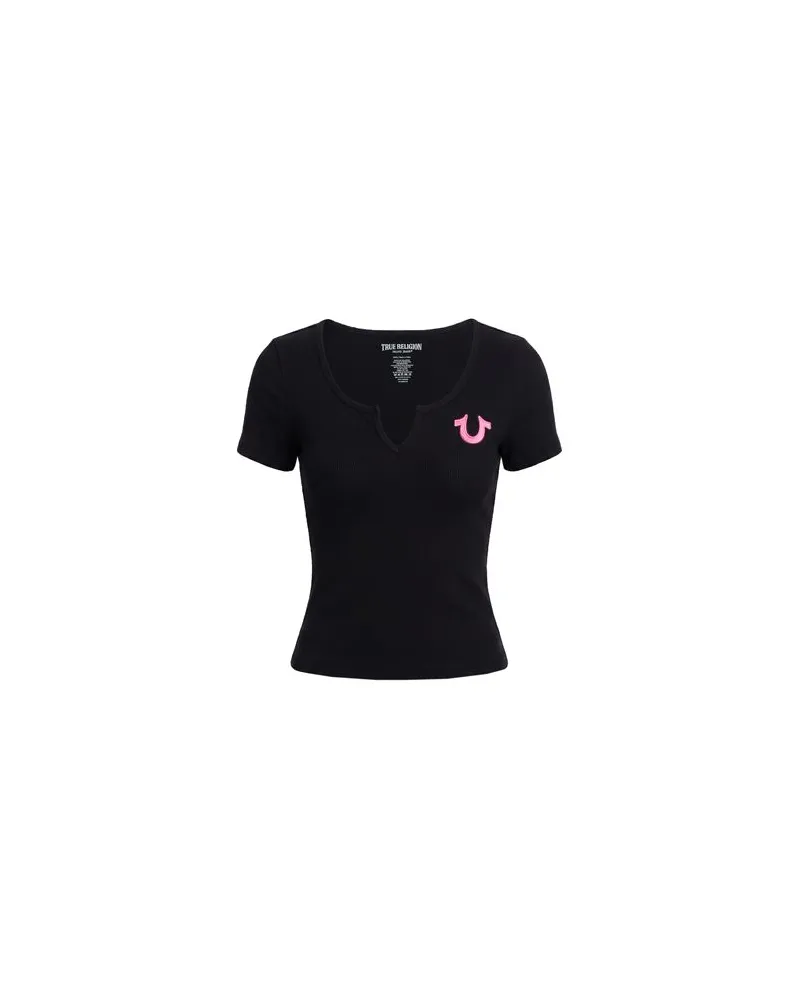 True Religion TOPS - T-shirtsauf YOOX.COM Schwarz