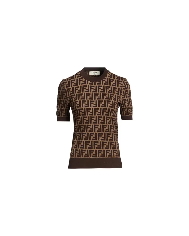 Fendi STRICKWAREN - Pulloverauf YOOX.COM Dunkelbraun