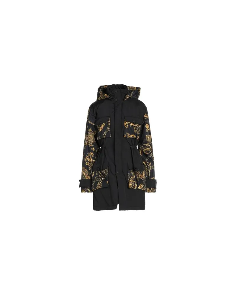 Versace Jeans JACKEN & MÄNTEL - Pufferjacken & Daunenjackenauf YOOX.COM Schwarz