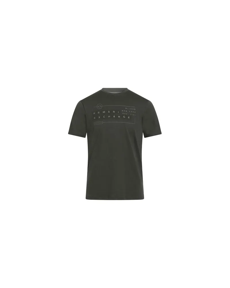 Armani Exchange TOPS - T-shirtsauf YOOX.COM Militärgrün