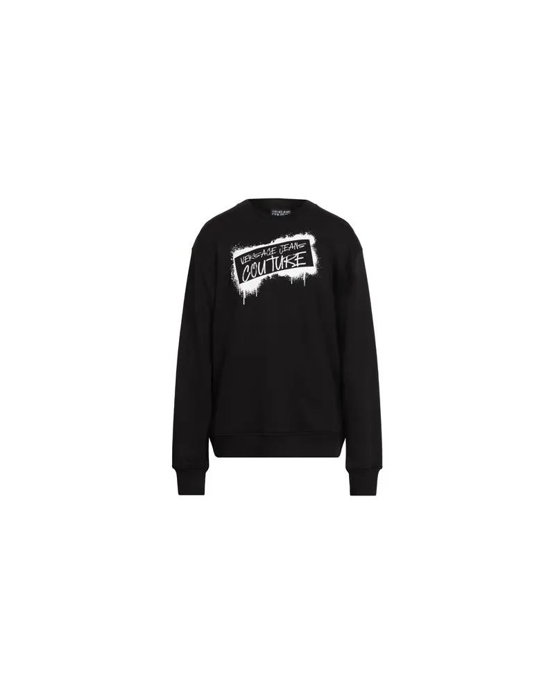 Versace Jeans TOPS - Sweatshirtsauf YOOX.COM Schwarz