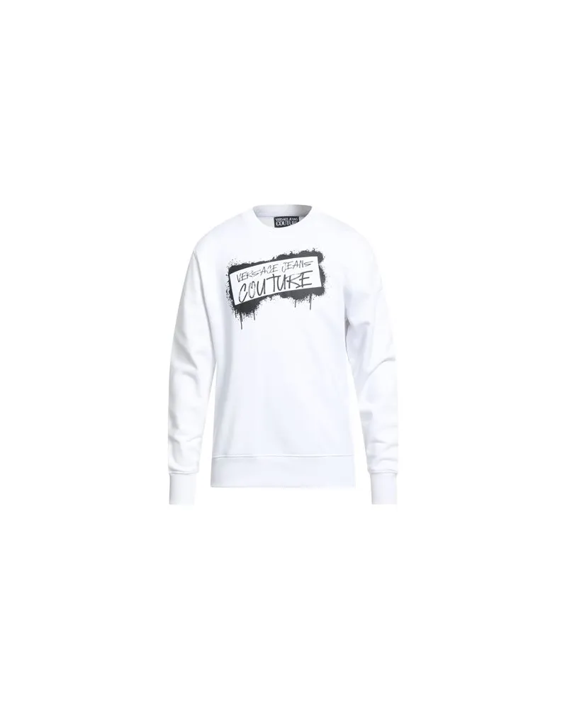 Versace Jeans TOPS - Sweatshirtsauf YOOX.COM Weiß