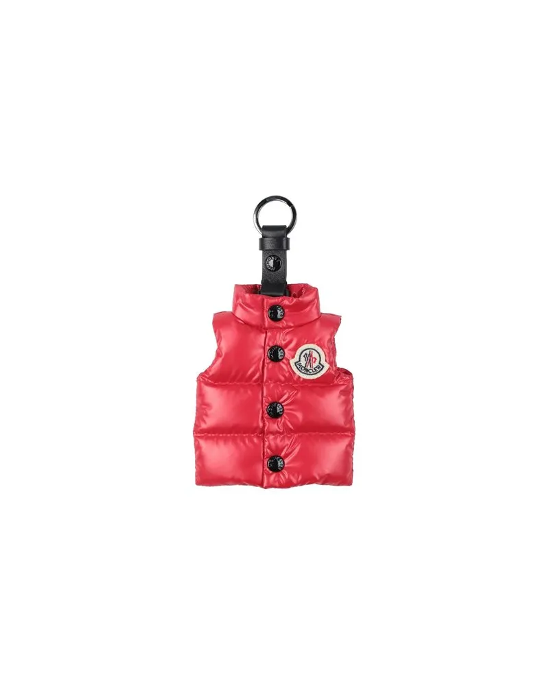 Moncler Kleinlederwaren - Schlüsselanhängerauf YOOX.COM Rot