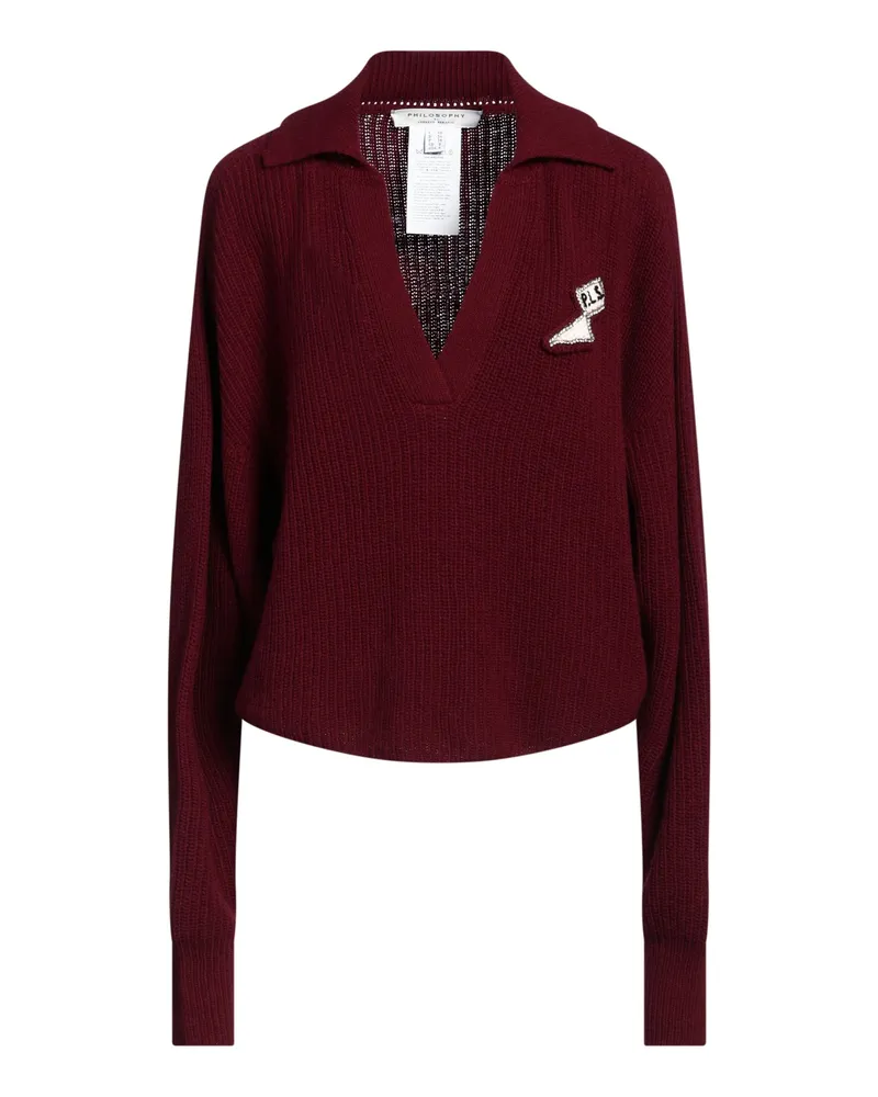 Philosophy Di Lorenzo Serafini Pullover Bordeaux