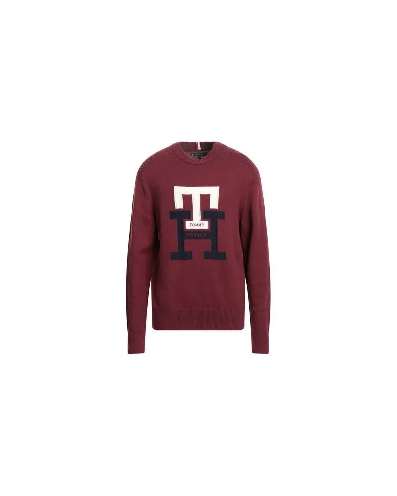 Tommy Hilfiger STRICKWAREN - Pulloverauf YOOX.COM Bordeaux