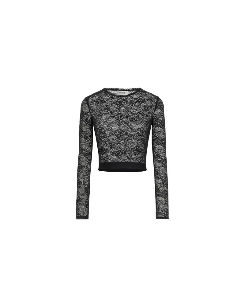 Sandro TOPS - Topsauf YOOX.COM Schwarz