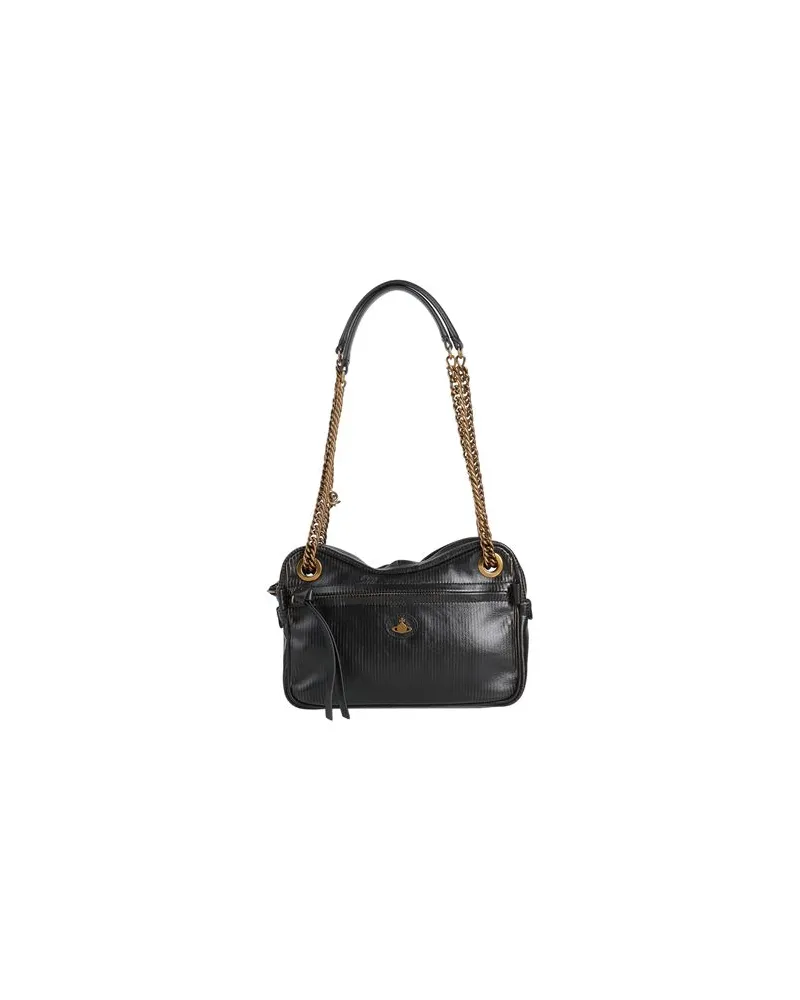Vivienne Westwood DOLCE MEDIUM SHOULDER BAG - TASCHEN - Handtaschenauf YOOX.COM Schwarz