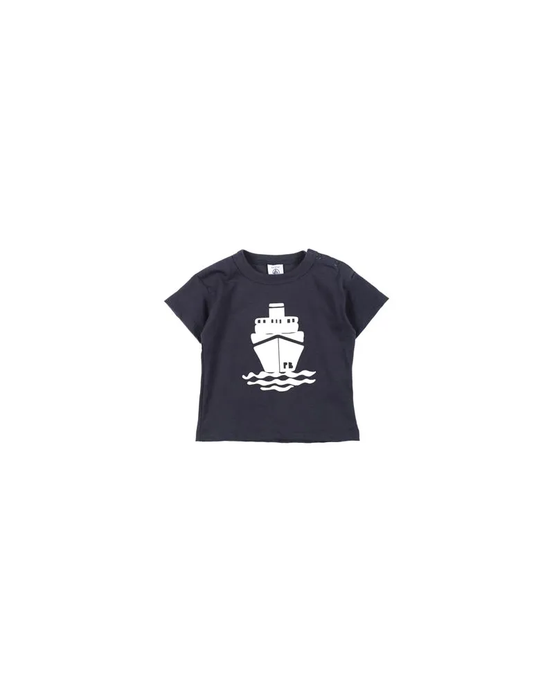 Petit Bateau TOPS - T-shirtsauf YOOX.COM Nachtblau