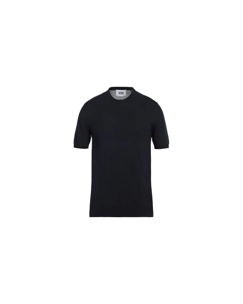 Alpha Studio STRICKWAREN - Pulloverauf YOOX.COM Nachtblau