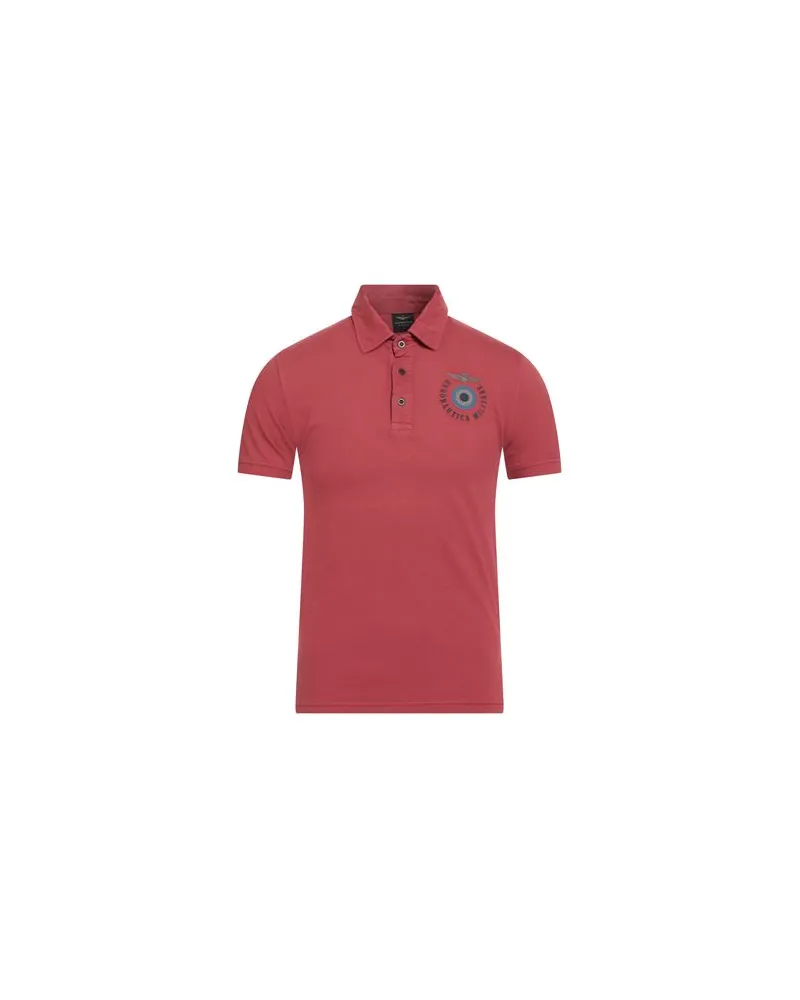 Aeronautica Militare TOPS - Poloshirtsauf YOOX.COM Koralle