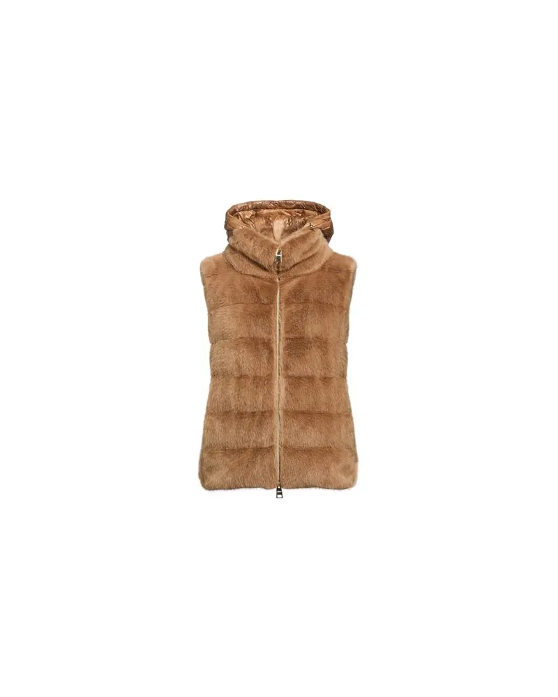 Herno JACKEN & MÄNTEL - Shearling- & Kunstfellauf YOOX.COM Kamel