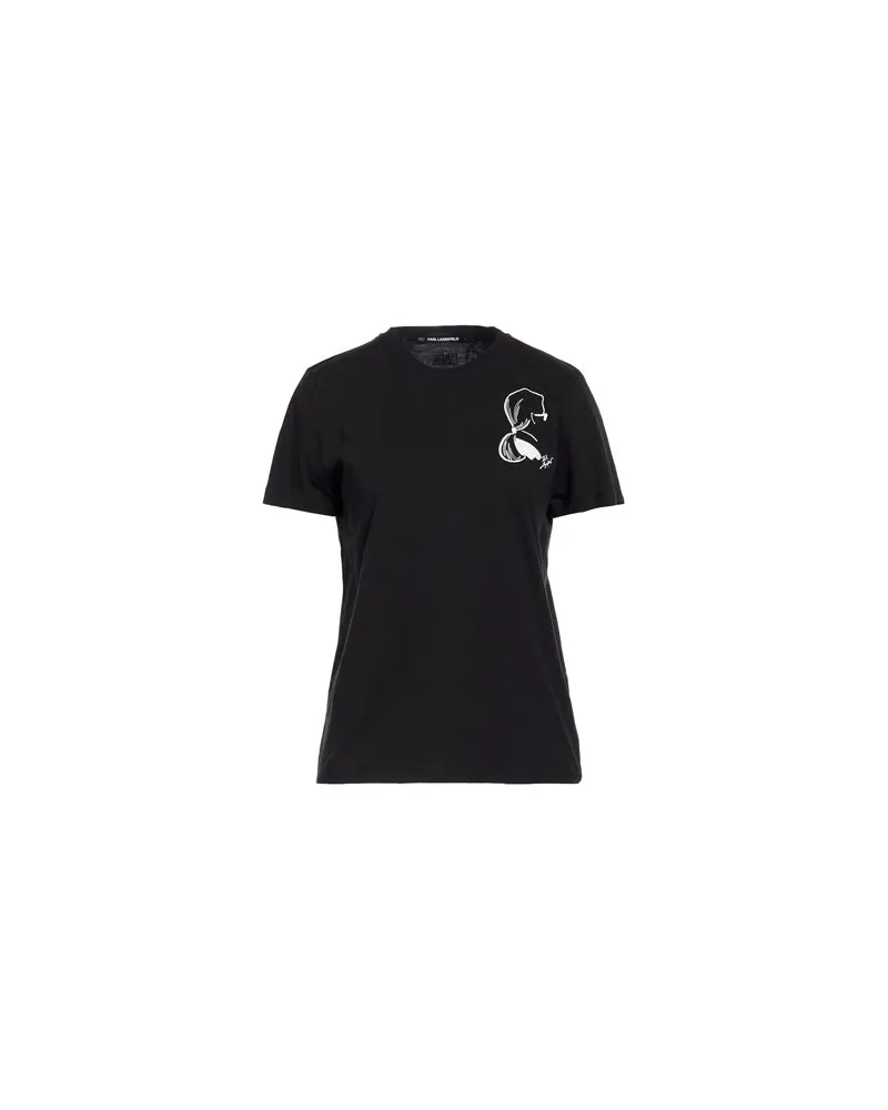 Karl Lagerfeld TOPS - T-shirtsauf YOOX.COM Schwarz
