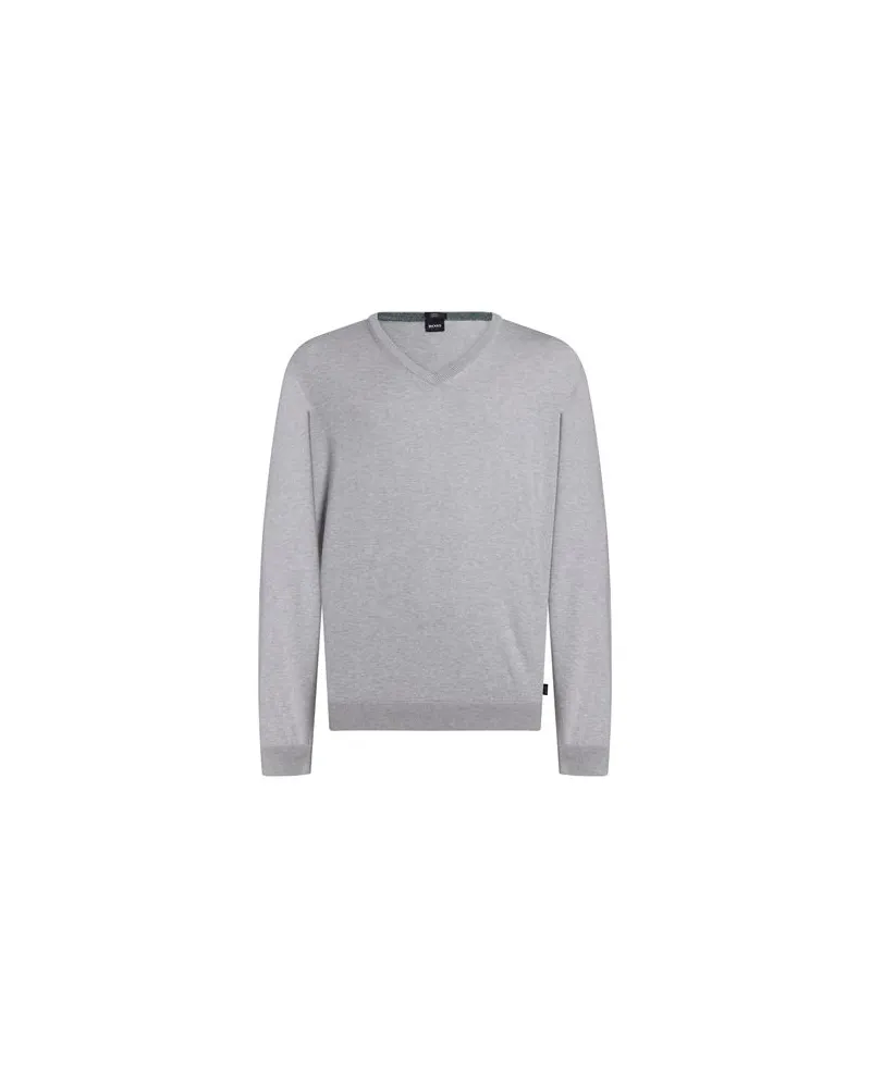 HUGO BOSS STRICKWAREN - Pulloverauf YOOX.COM Hellgrau