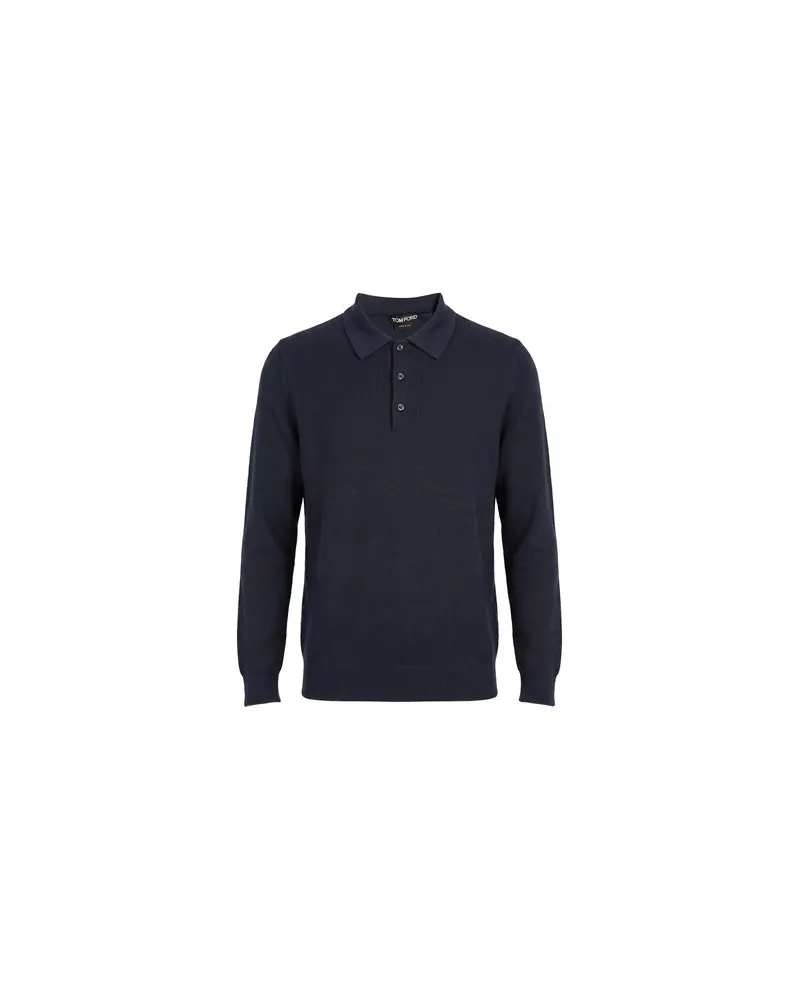 Tom Ford TOPS - Poloshirtsauf YOOX.COM Marineblau