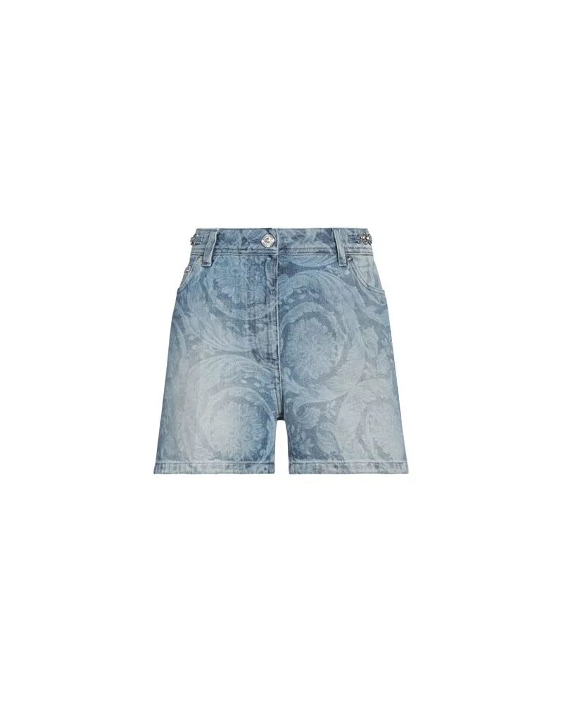 Versace HOSEN & RÖCKE - Jeansshortsauf YOOX.COM Blau