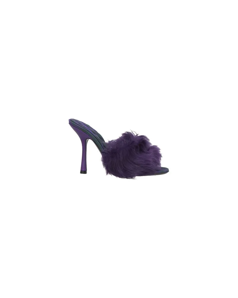 Burberry SCHUHE - Sandalenauf YOOX.COM Dunkelviolett