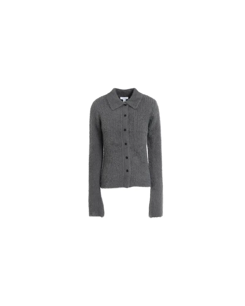 Topshop STRICKWAREN - Strickjackenauf YOOX.COM Blei