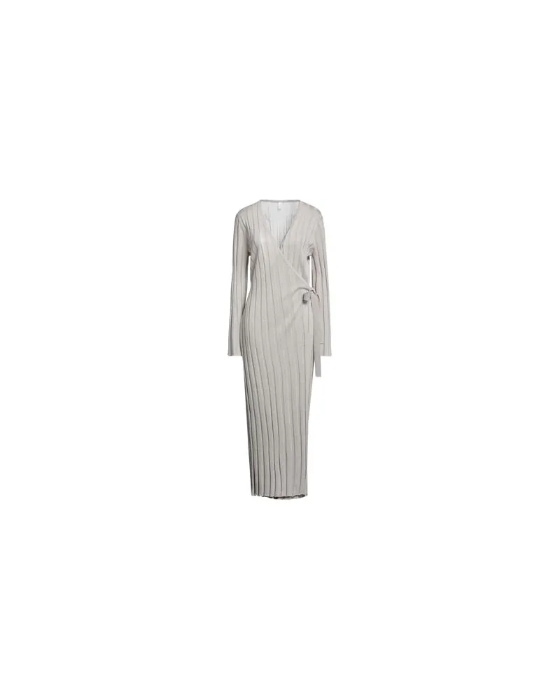 SIR KLEIDER - Maxi-Kleiderauf YOOX.COM Beige