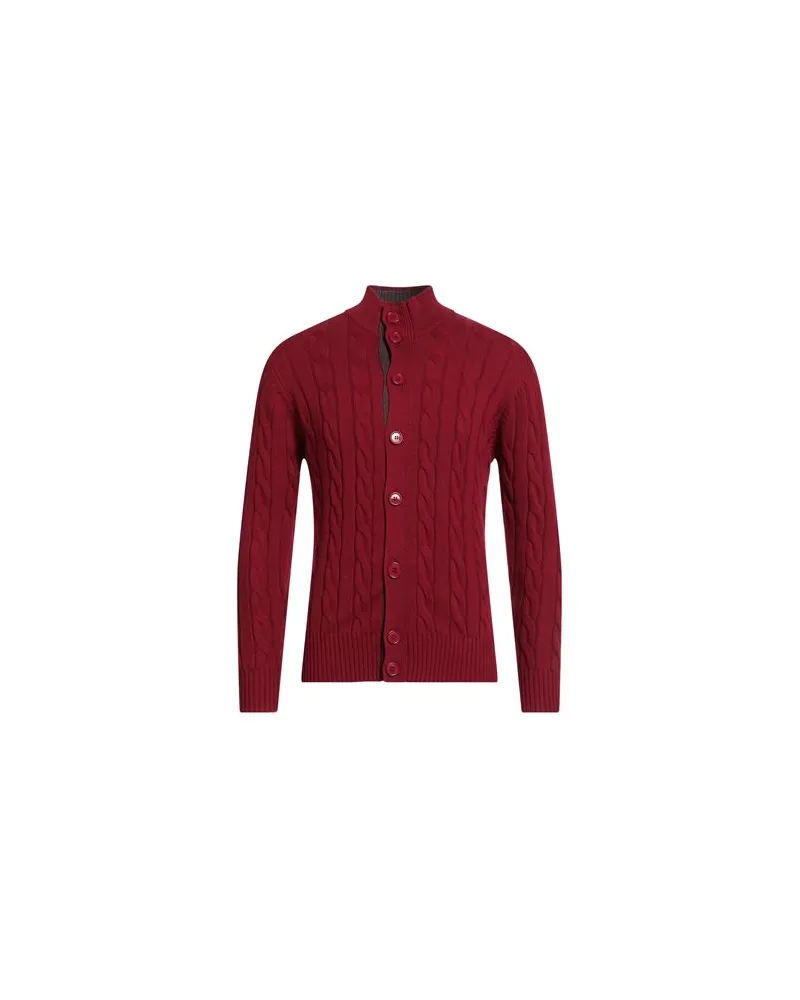 Cashmere Company STRICKWAREN - Strickjackenauf YOOX.COM Ziegelrot