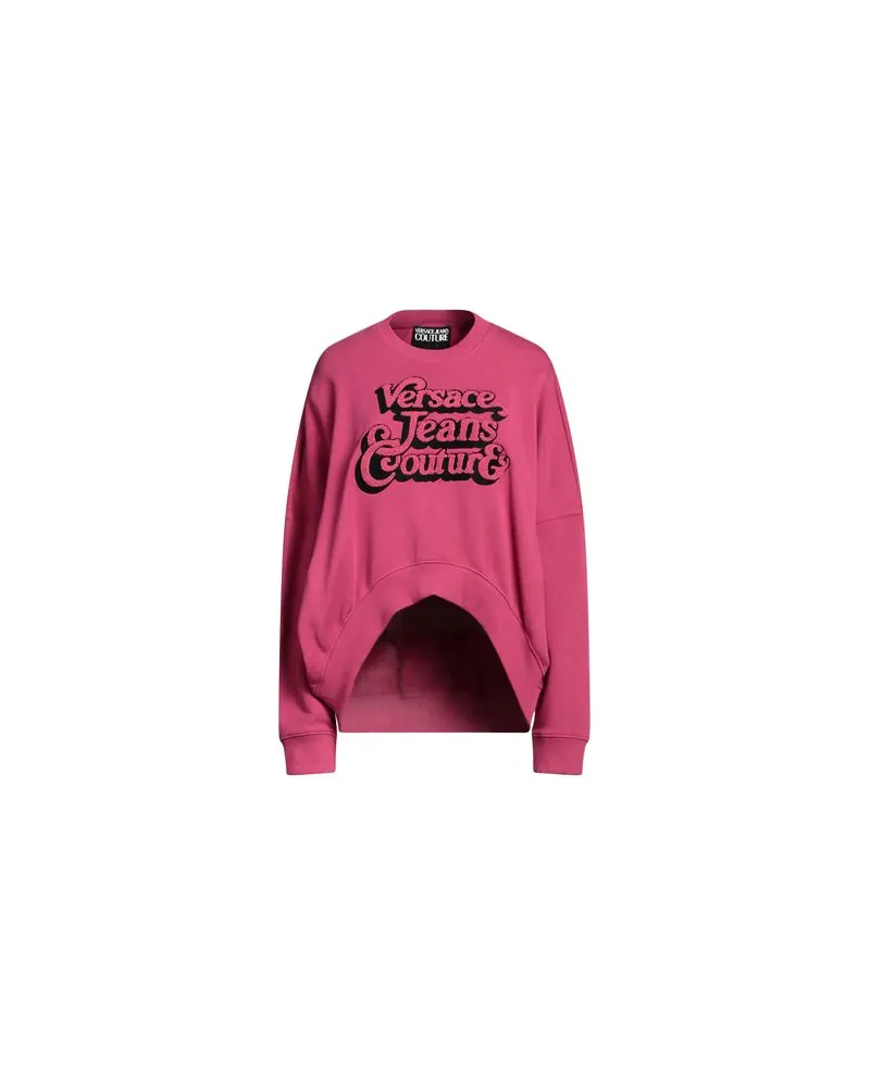 Versace Jeans TOPS - Sweatshirtsauf YOOX.COM Fuchsia