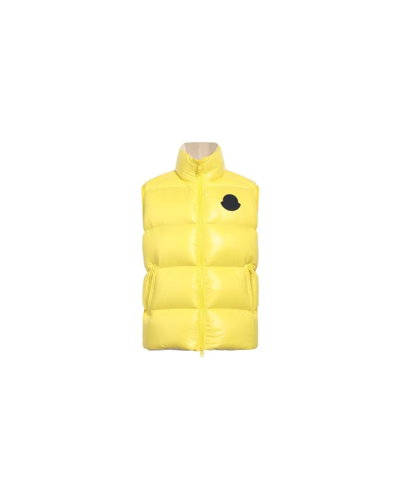 Moncler JACKEN & MÄNTEL - Westenauf YOOX.COM Gelb