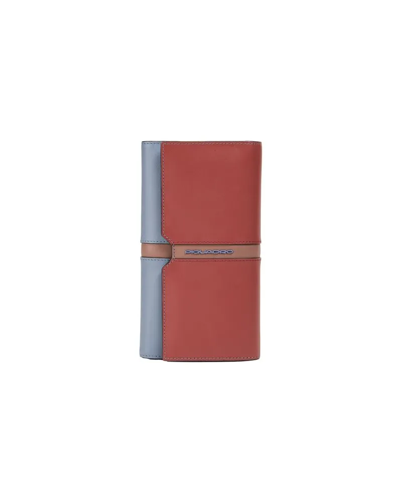 Piquadro Kleinlederwaren - Brieftaschenauf YOOX.COM Ziegelrot