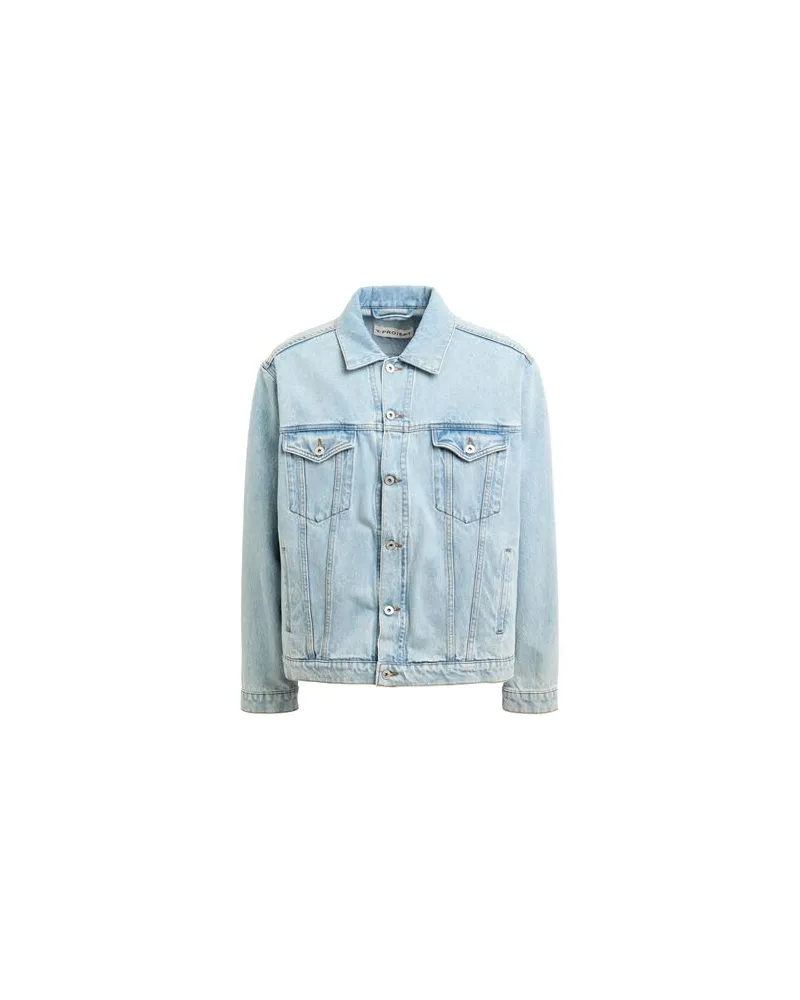 Y/PROJECT JACKEN & MÄNTEL - Jeansjacken/Mäntelauf YOOX.COM Blau