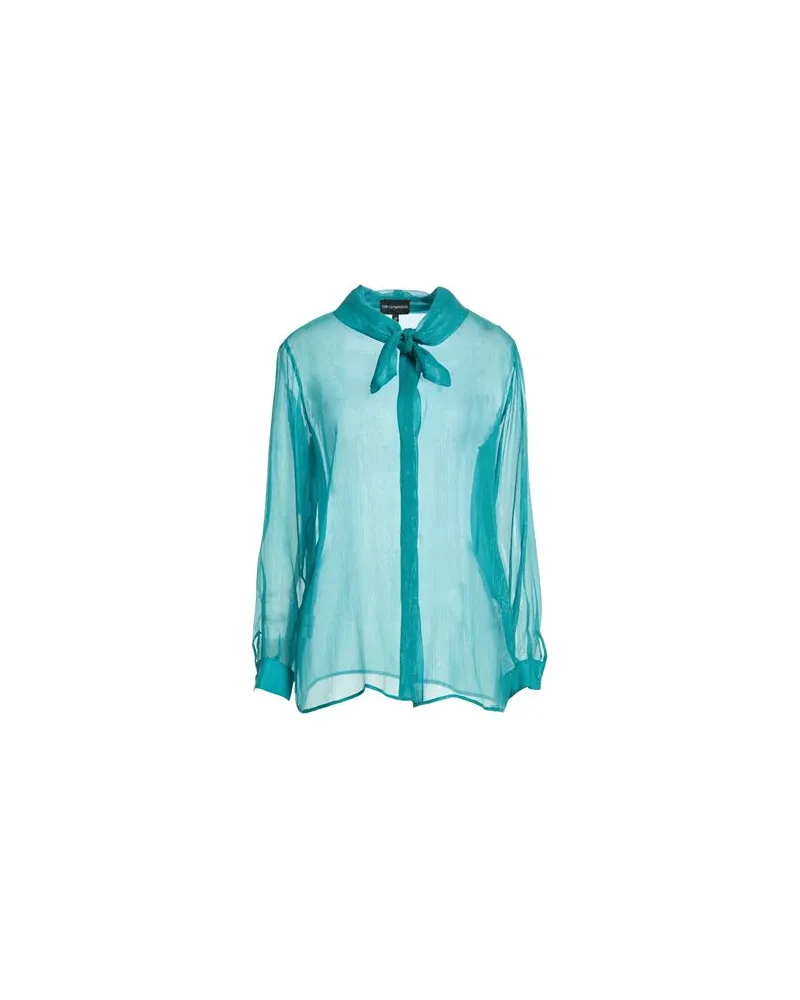 Emporio Armani TOPS - Hemdenauf YOOX.COM Smaragdgrün
