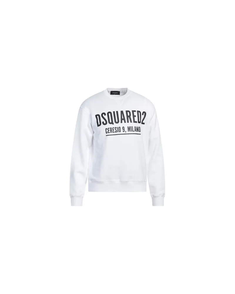 Dsquared2 TOPS - Sweatshirtsauf YOOX.COM Weiß