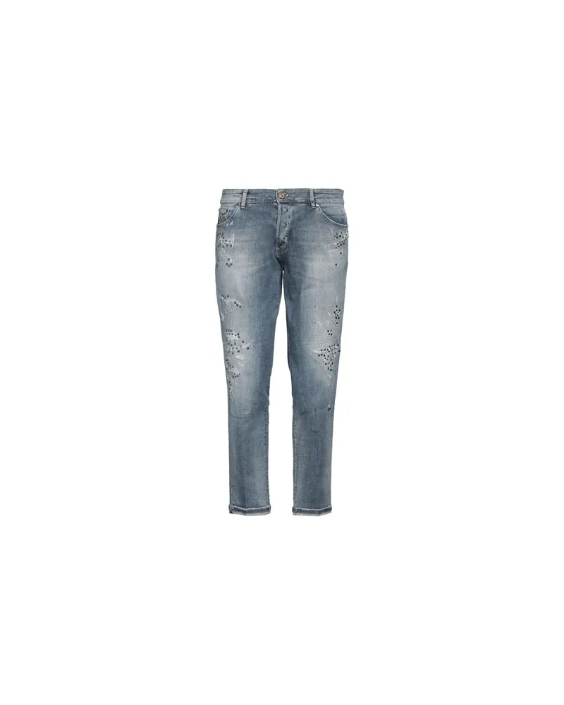 PT TORINO HOSEN & RÖCKE - Jeanshosenauf YOOX.COM Blau