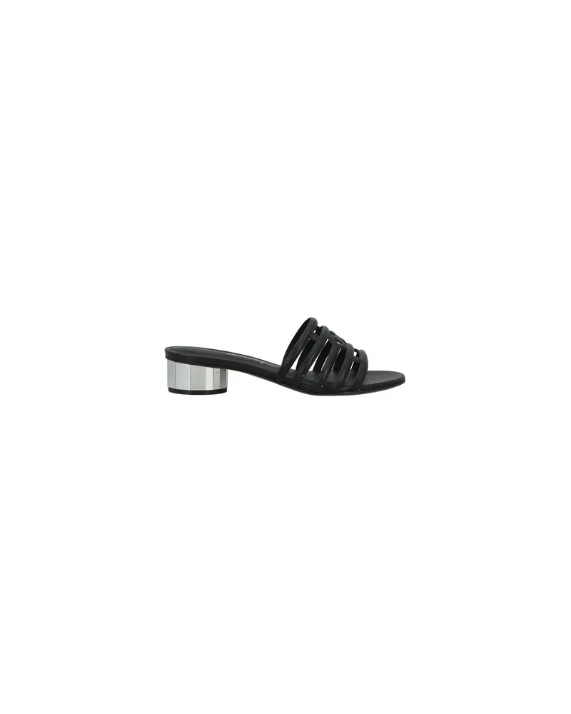 Ferragamo SCHUHE - Sandalenauf YOOX.COM Schwarz