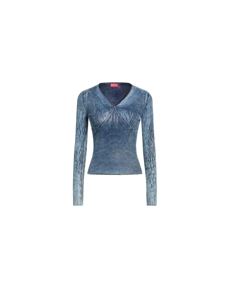 Diesel STRICKWAREN - Pulloverauf YOOX.COM Blau