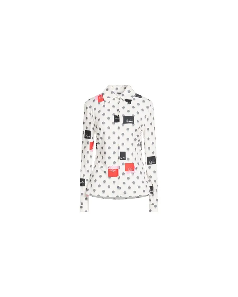 MSGM TOPS - Hemdenauf YOOX.COM Weiß