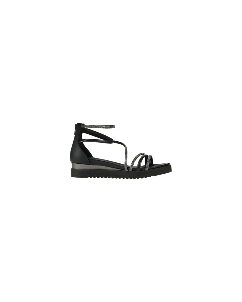 Divine Follie SCHUHE - Sandalenauf YOOX.COM Schwarz