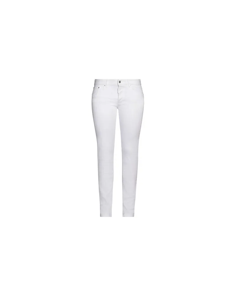 Dsquared2 HOSEN & RÖCKE - Jeanshosenauf YOOX.COM Weiß