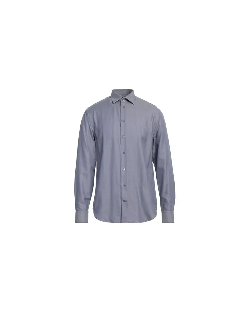 Emporio Armani TOPS - Hemdenauf YOOX.COM Blau