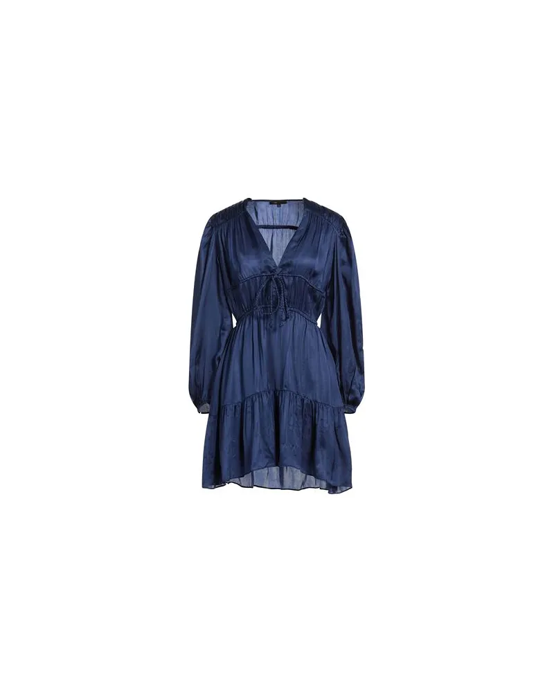 Maje KLEIDER - Mini-Kleiderauf YOOX.COM Marineblau