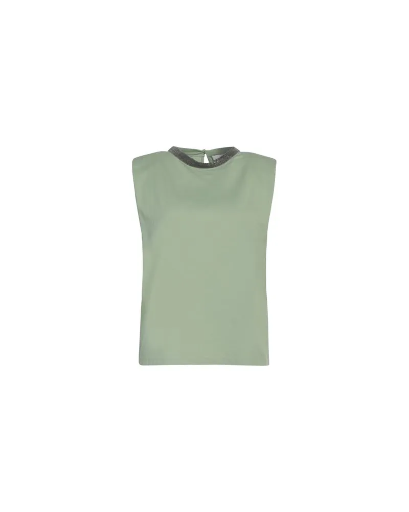 Fabiana Filippi TOPS - T-shirtsauf YOOX.COM Salbeigrün
