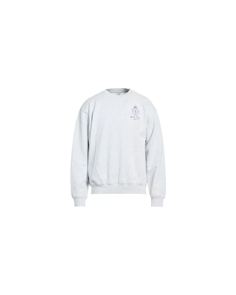 SPORTY & RICH TOPS - Sweatshirtsauf YOOX.COM Hellgrau