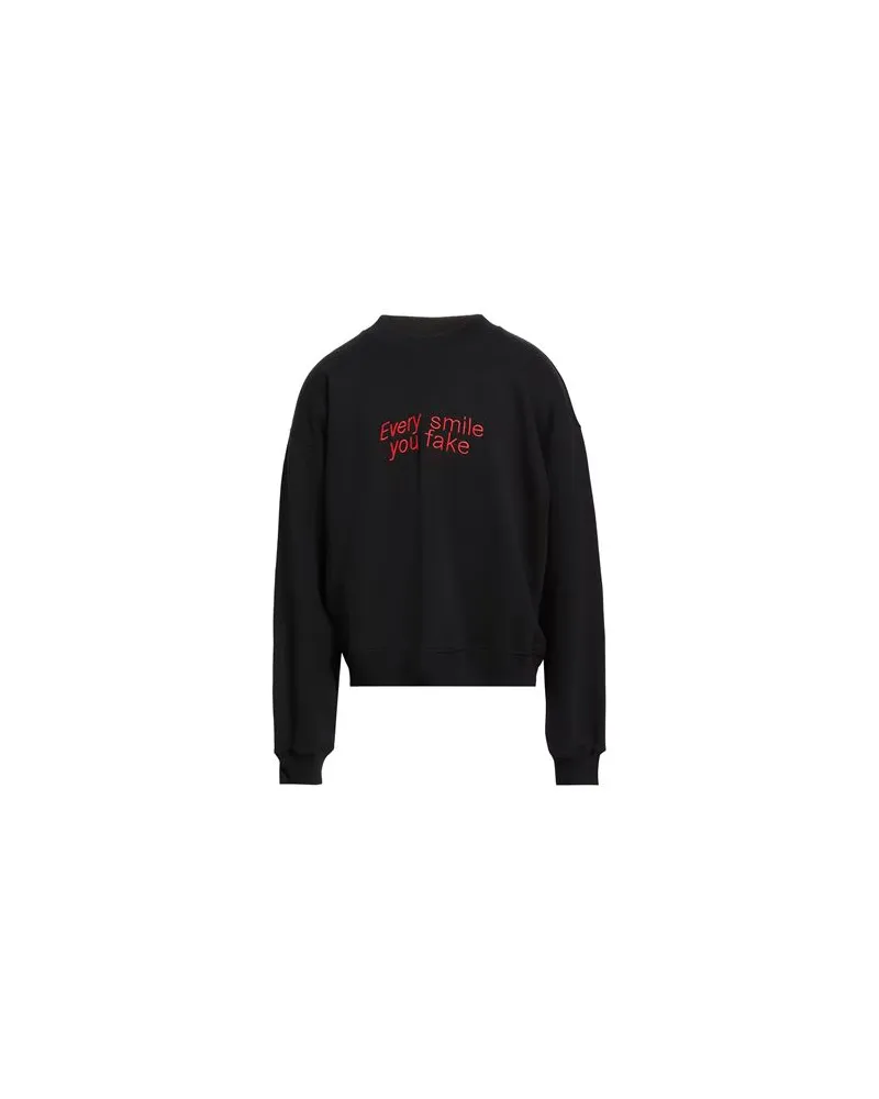 MSGM TIAGO ALEXANDRE X  - TOPS - Sweatshirtsauf YOOX.COM Schwarz