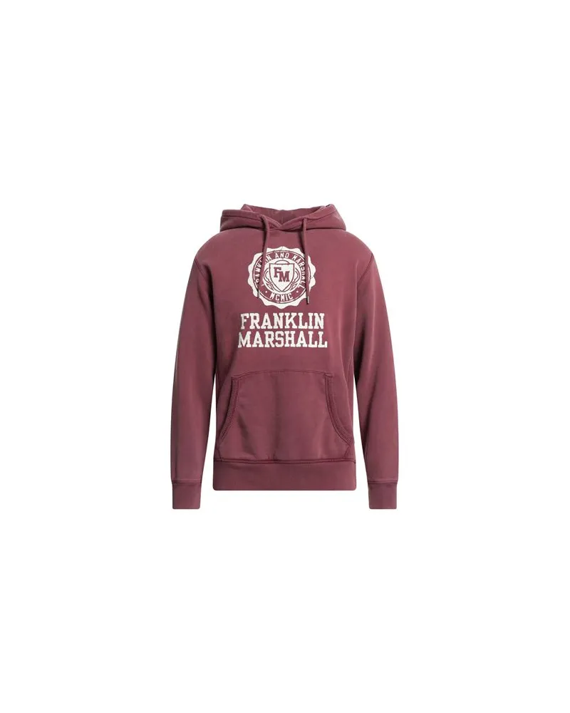 Franklin & Marshall TOPS - Sweatshirtsauf YOOX.COM Ziegelrot