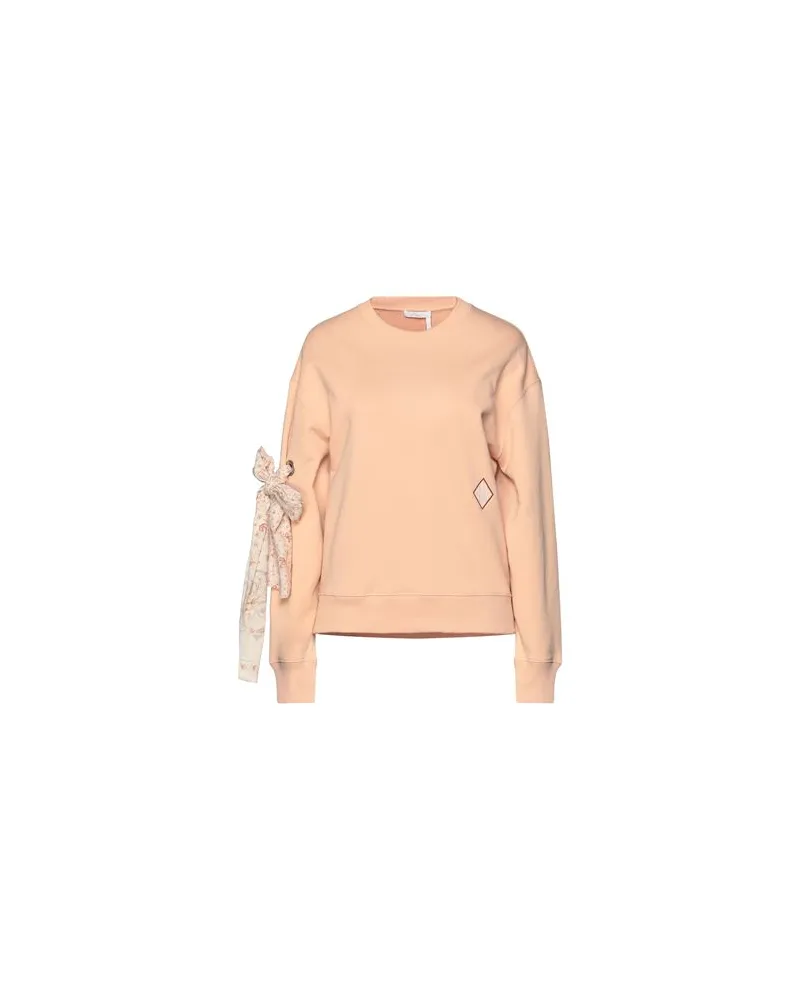 Chloé TOPS - Sweatshirtsauf YOOX.COM Pfirsich