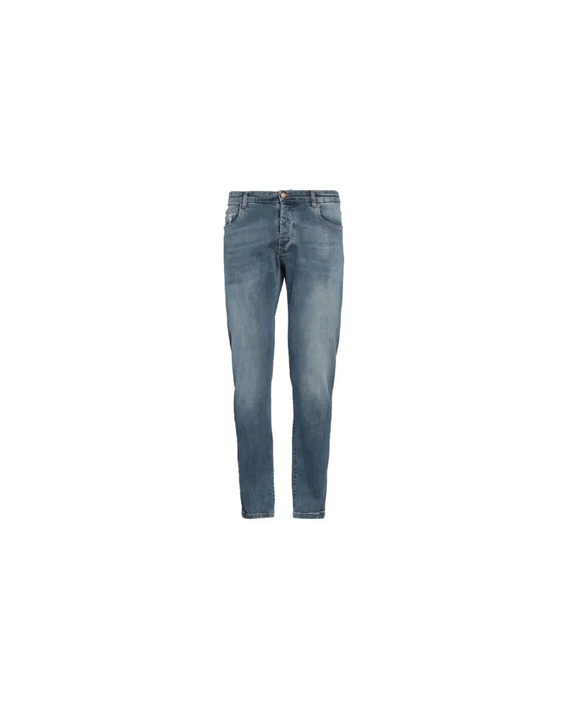 OFFICINA 36 HOSEN & RÖCKE - Jeanshosenauf YOOX.COM Blau