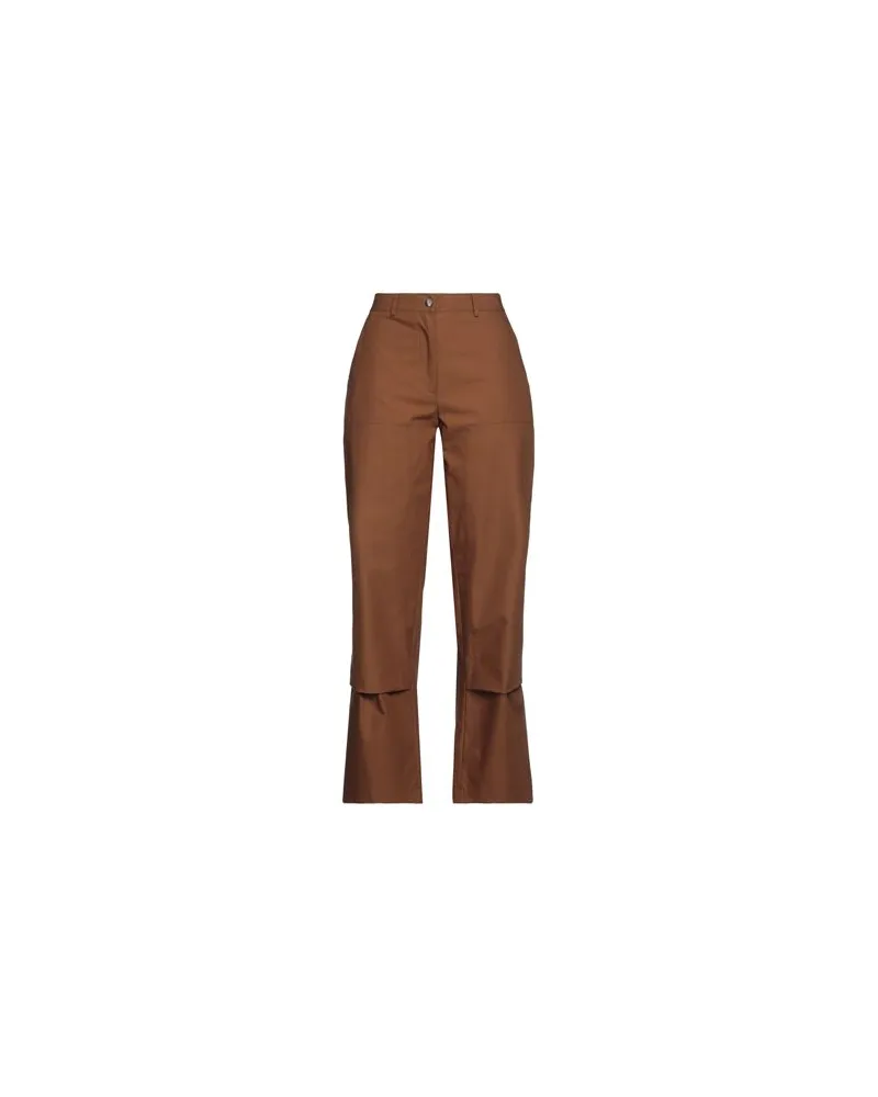 Jil Sander HOSEN & RÖCKE - Hosenauf YOOX.COM Braun