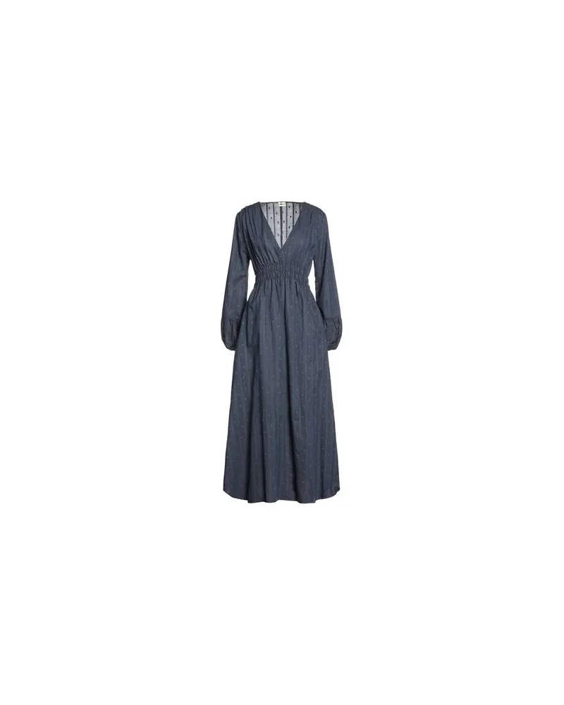 Massimo Alba KLEIDER - Maxi-Kleiderauf YOOX.COM Blau