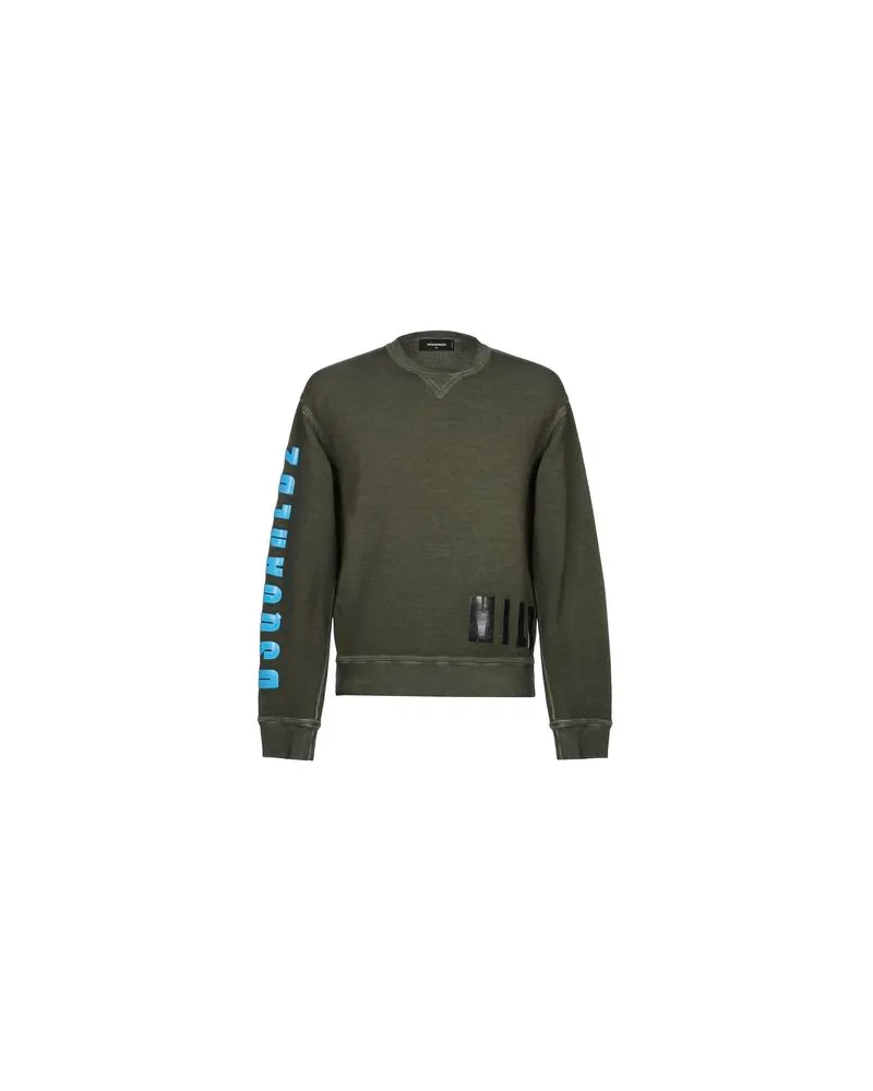 Dsquared2 TOPS - Sweatshirtsauf YOOX.COM Militärgrün